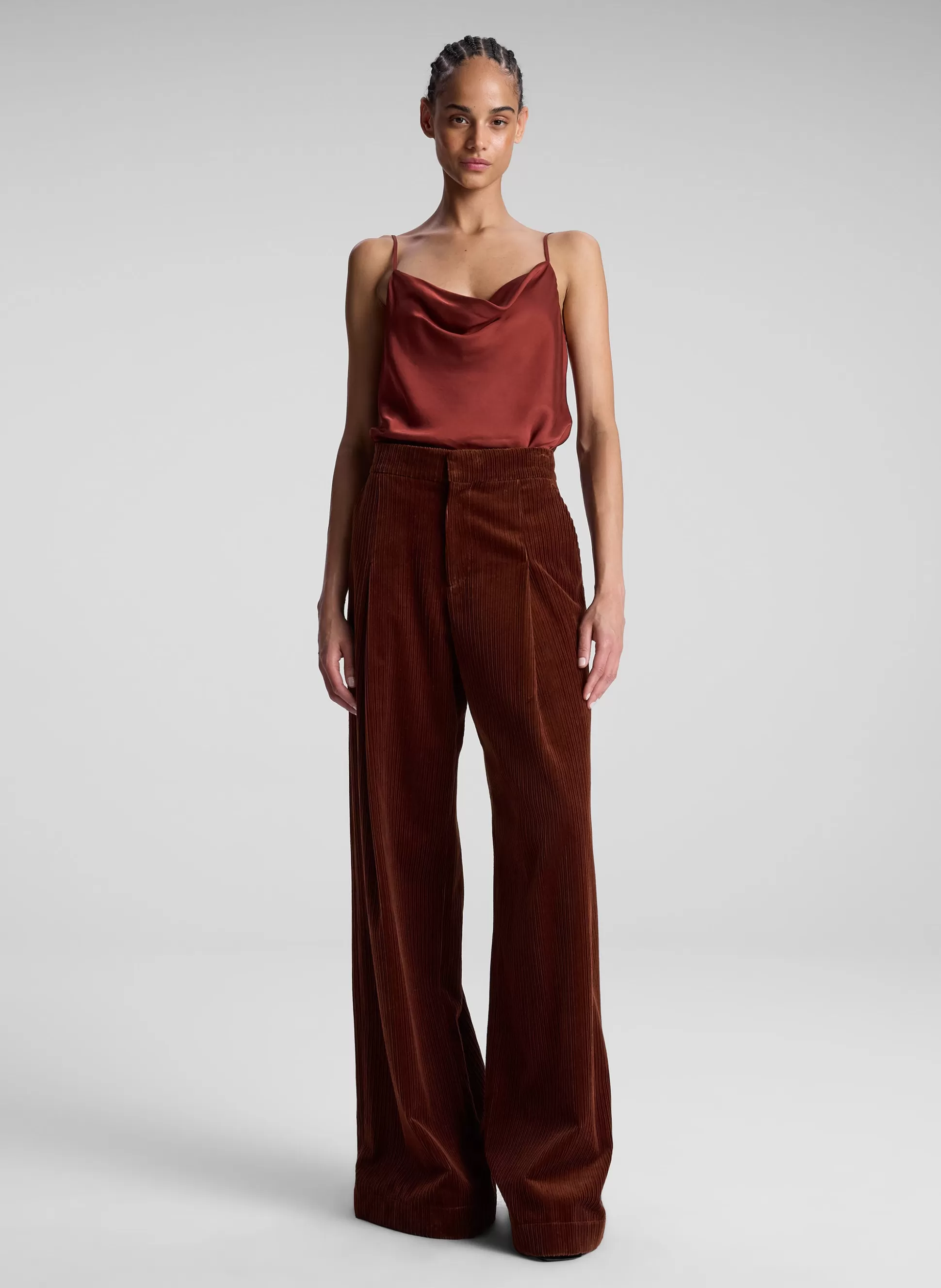 Tops | Tees & Tanks>A.L.C. Amber Satin Camisole Top Bosco