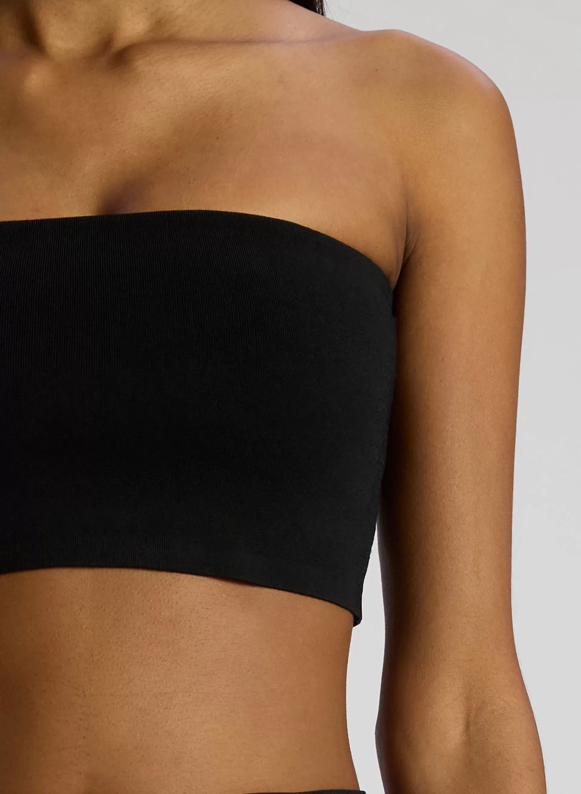 Tops | Knitwear>A.L.C. Dean Compact Knit Bra Black