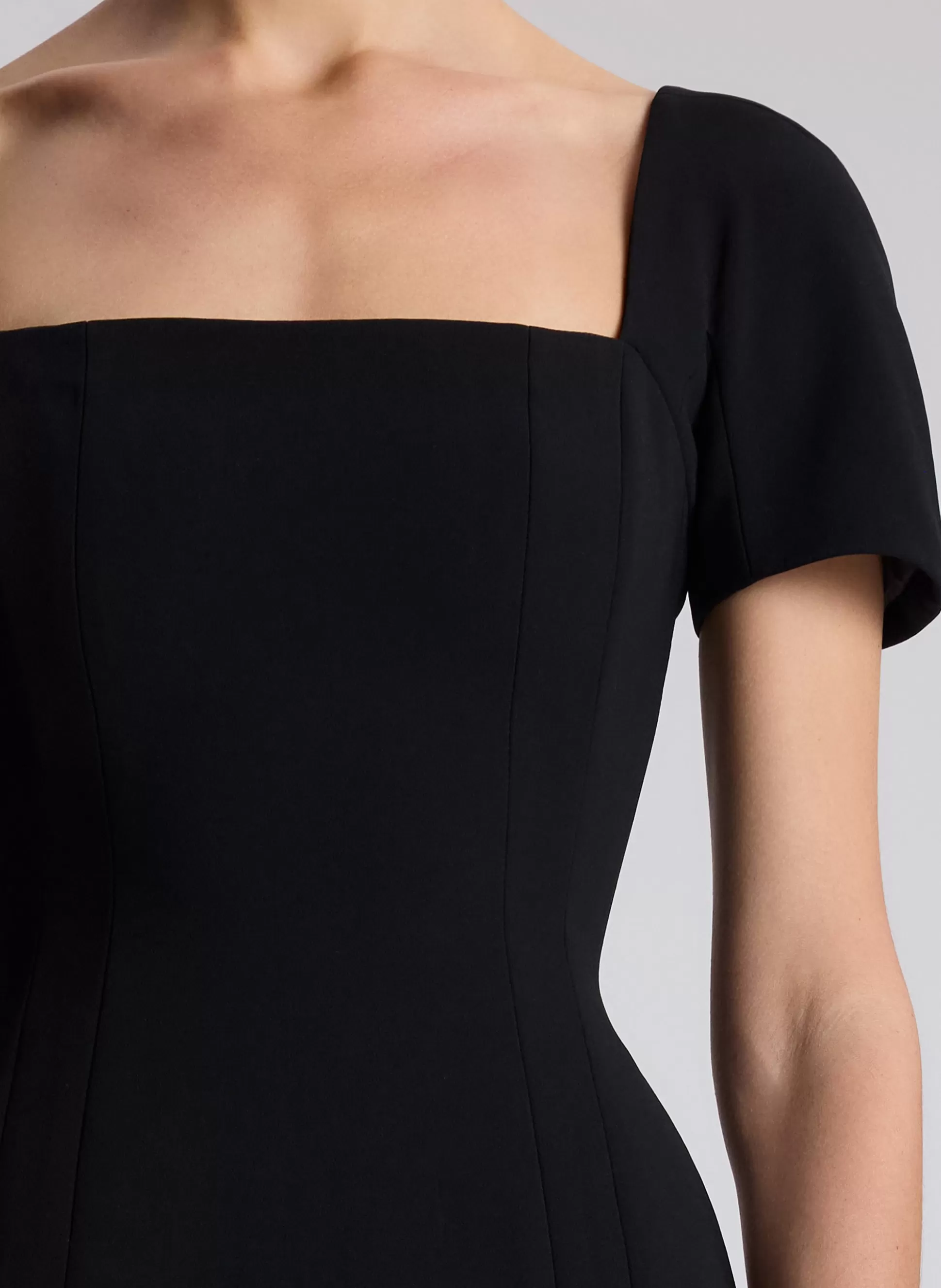 Dresses>A.L.C. Elvie Midi Dress Black