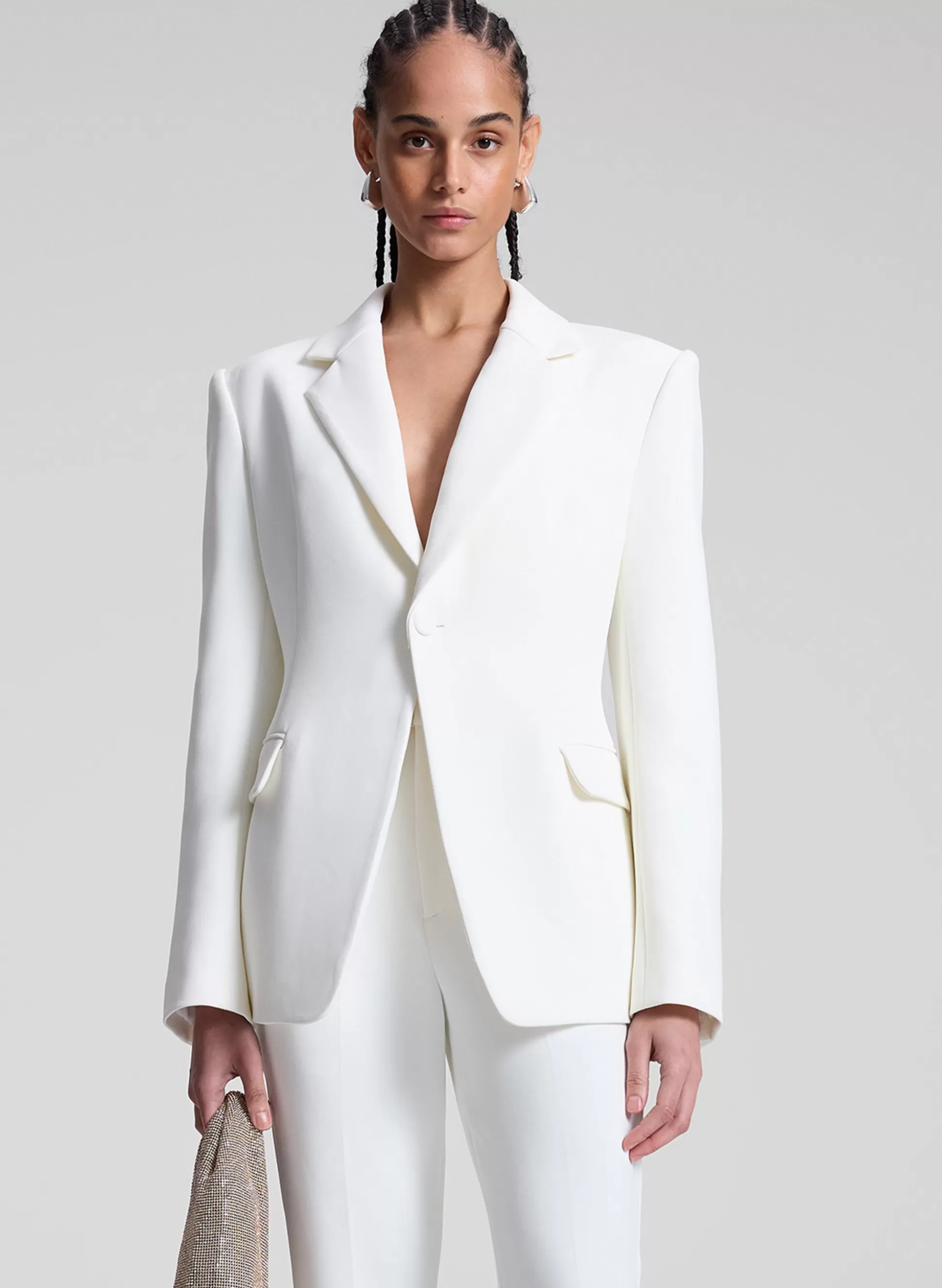 Jackets & Coats>A.L.C. Elza Tailored Jacket Off White