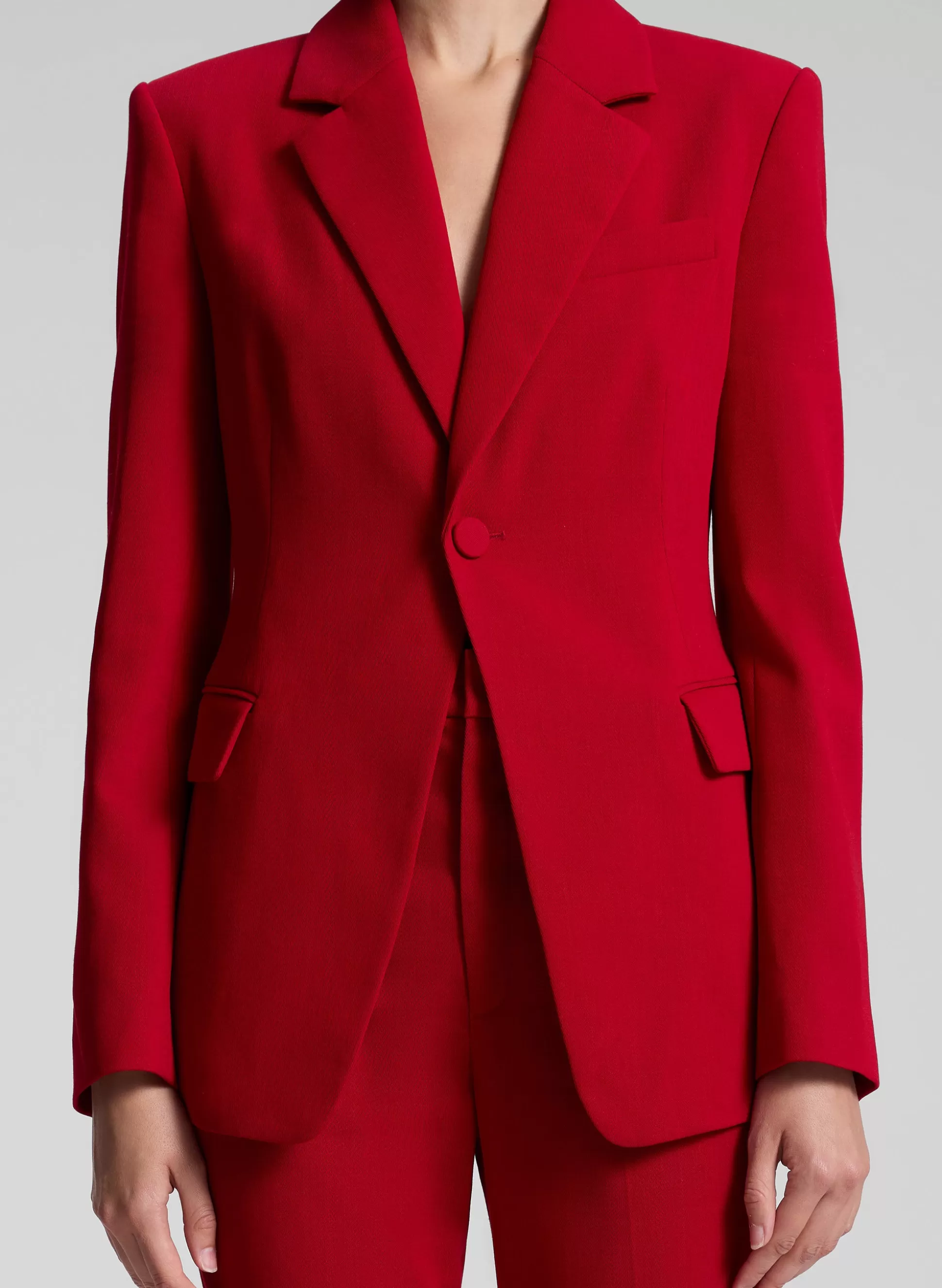 Jackets & Coats | Suits>A.L.C. Elza Tailored Jacket Really Red