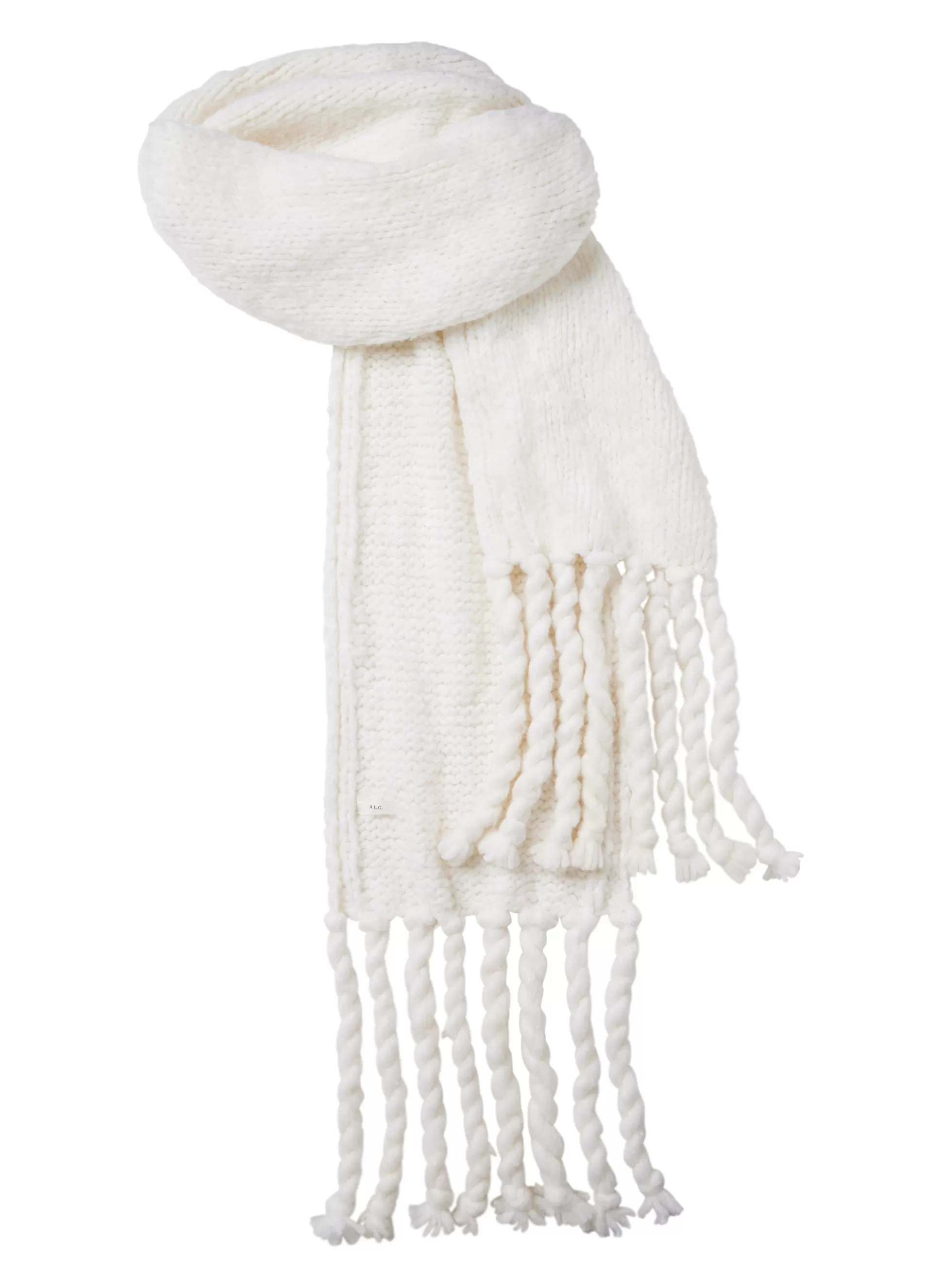 Accessories | Scarves>A.L.C. Lily Cashmere Silk Oversized Scarf White