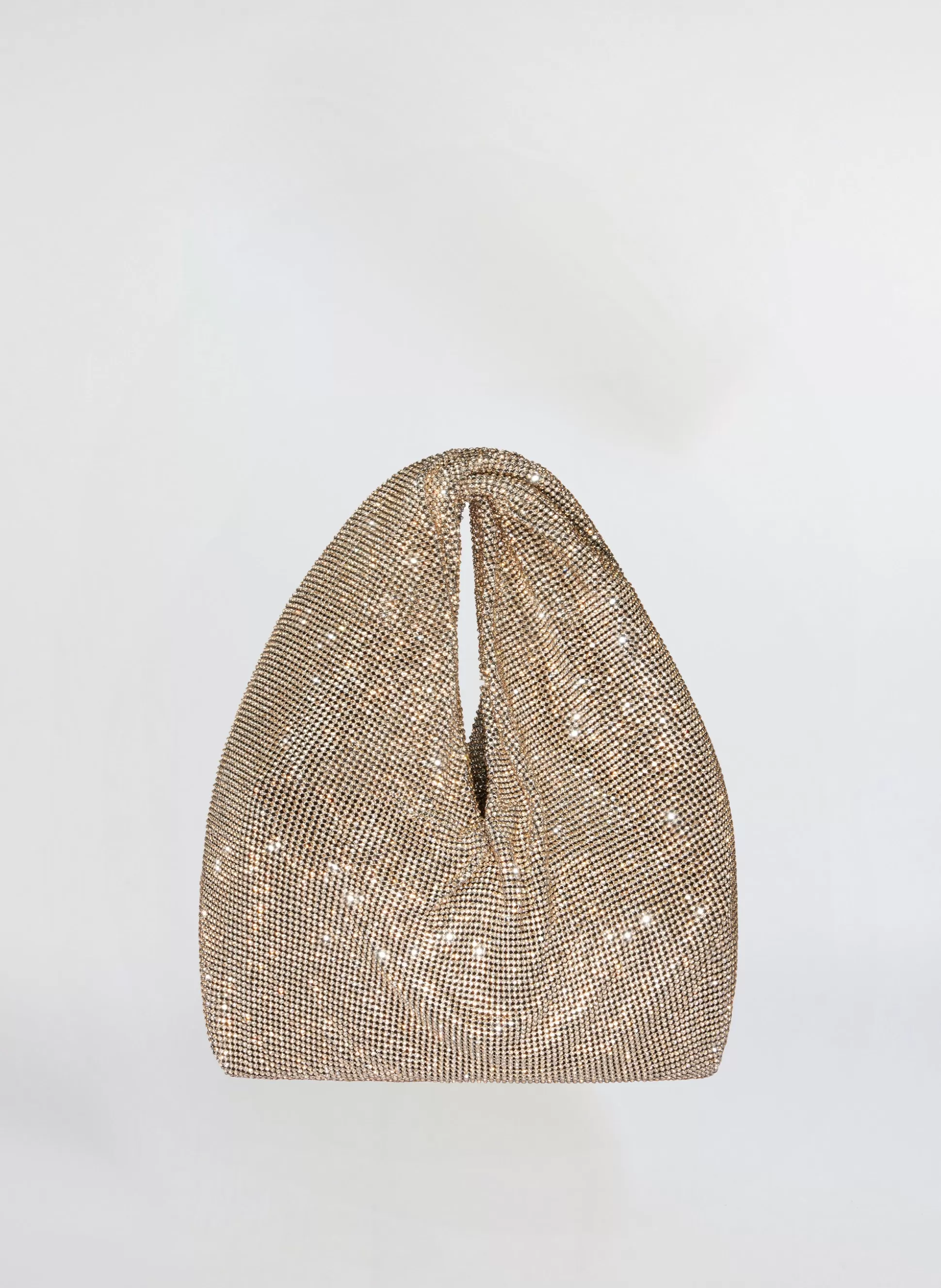 Accessories | Handbags>A.L.C. Paige Rhinestone Chain Mesh Bag Crystal Honey