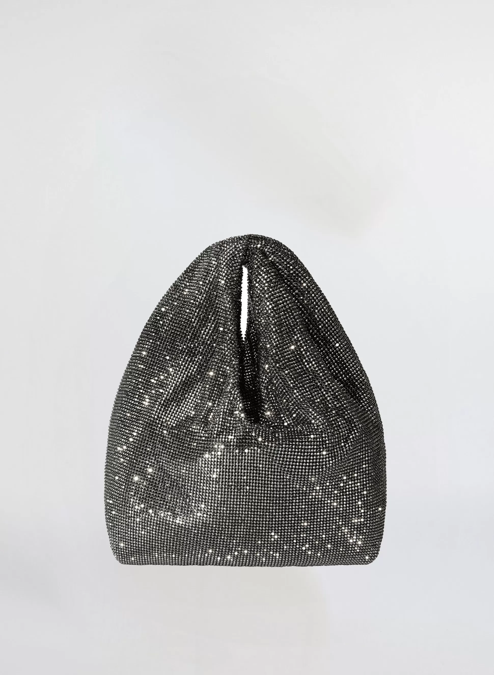 Accessories | Handbags>A.L.C. Paige Rhinestone Chain Mesh Bag Gunmetal