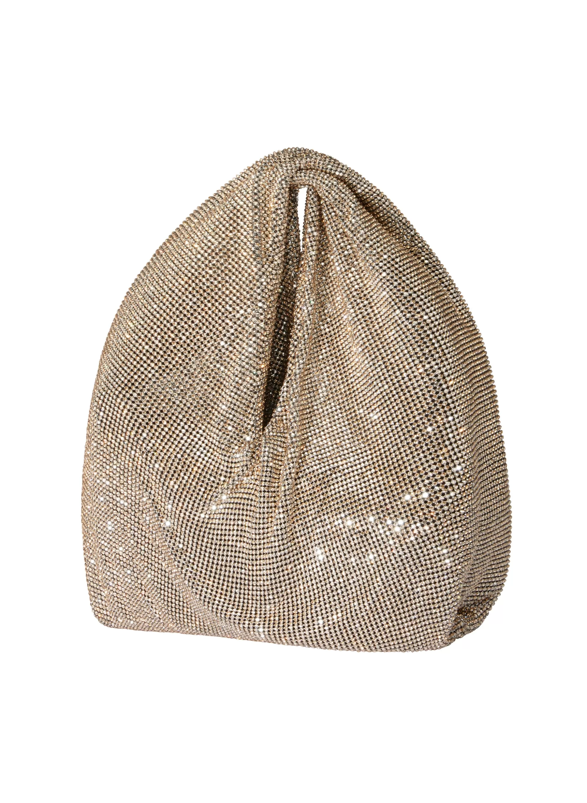 Accessories | Handbags>A.L.C. Paige Rhinestone Chain Mesh Bag Crystal Honey