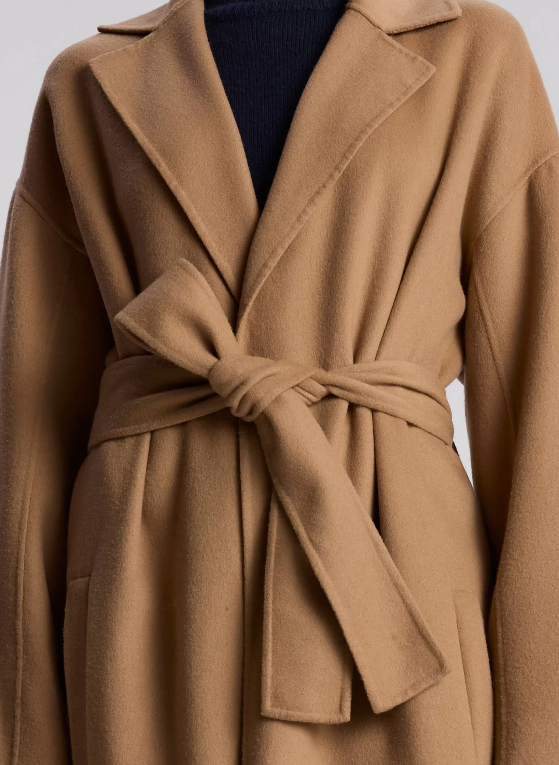 Jackets & Coats>A.L.C. Peter Wool Cashmere Coat Camel