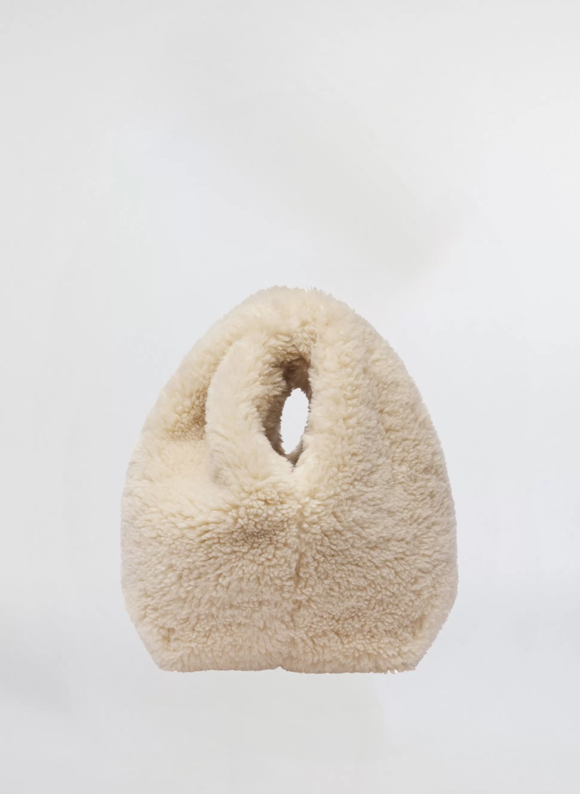 Accessories | Handbags>A.L.C. Simone Faux Shearling Bag Champagne