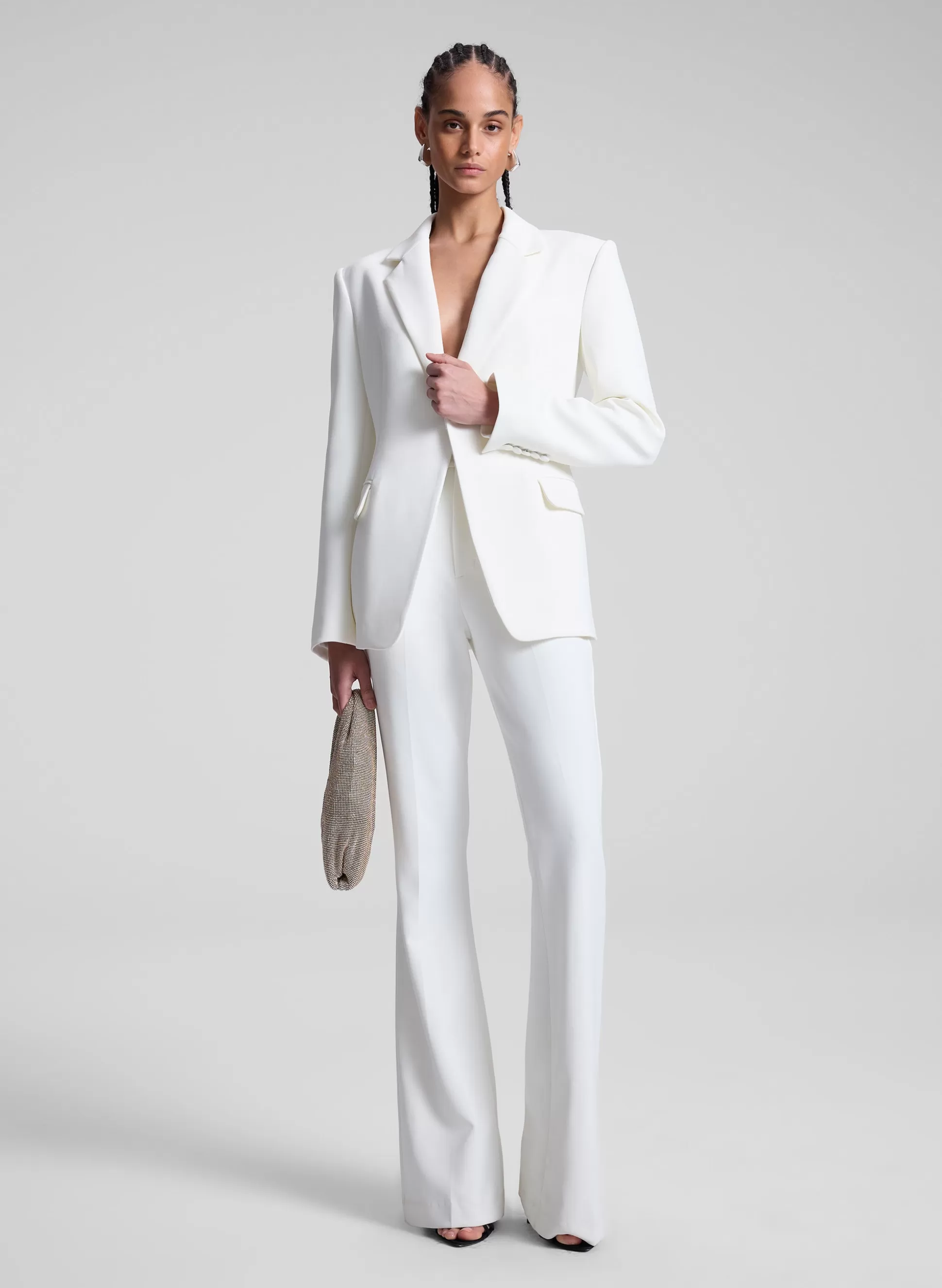 Bottoms | Suits>A.L.C. Sophie II Stretch Tailored Pant Off White